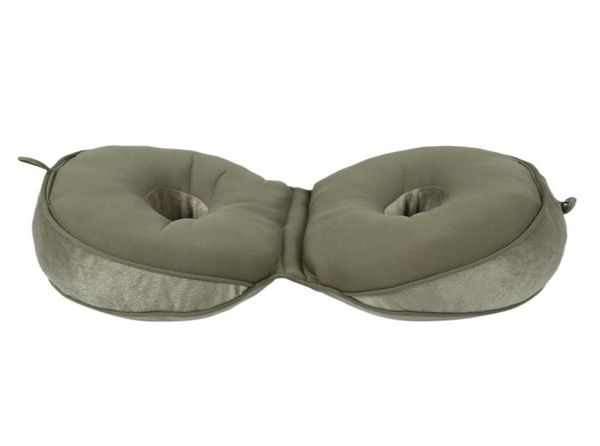 Двойные комфортные подушки. Подъемники для сидения. Красивые подушки для сидений из булатекса. Поддерживающие подушечки из пены с эффектом памяти. Сброс давления на спину. 1 упаковка1926303