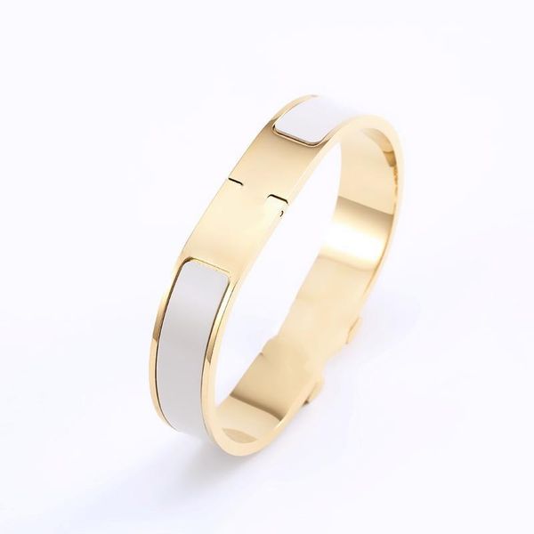 gioielli firmati braccialetto in oro braccialetto firmato braccialetto da uomo Bracciali in acciaio inossidabile 8 12MM bracciali in oro sottile Marchio di lusso per uomo Donna sorella regalo di San Valentino