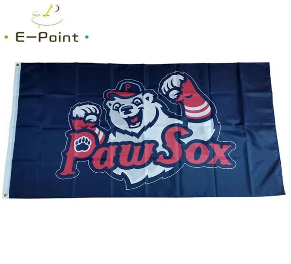 Milb Pawtucket Red Sox Bayrak 35ft 90cm150cm Polyester Banner Dekorasyon Uçan Ev Bahçesi Festival Hediyeleri7837756