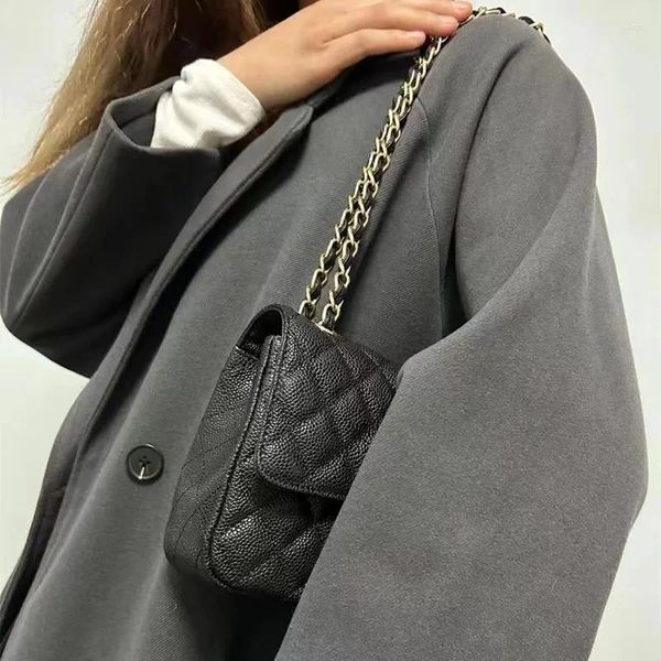 Totes bolsas de grife de luxo de alta qualidade feminina crossbody saco de couro real aleta moda correntes ombro bagglobal express logi