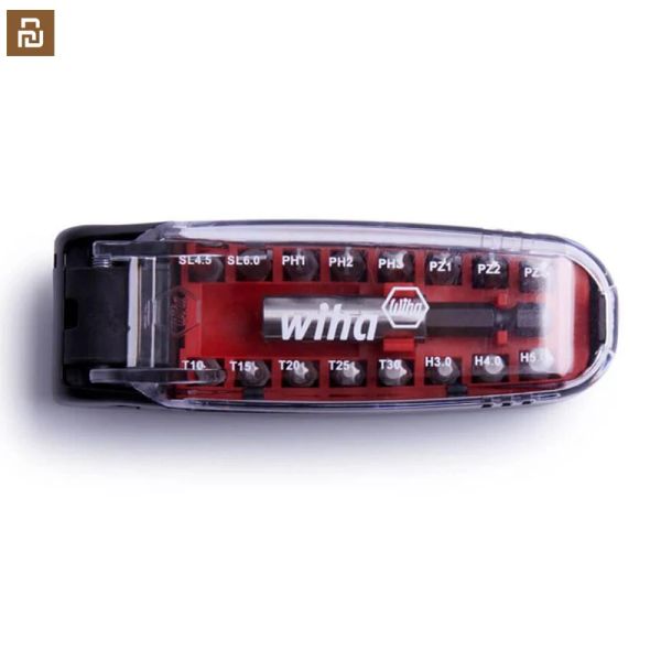 Control Original Youpin Wiha 17IN1 Magnetschlüssel Schraubendreher-Bits Kit Krokodilmund Mini tragbares Taschenschraubendreher-Set Reparaturwerkzeug