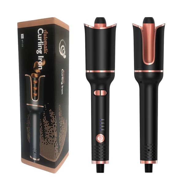 Ferri da stiro Bigodino rotante automatico Ferro arricciacapelli automatico in ceramica Strumenti per lo styling Bigodino Air Spin Bacchetta Styler Macchina per arricciare Magic Hair Waver