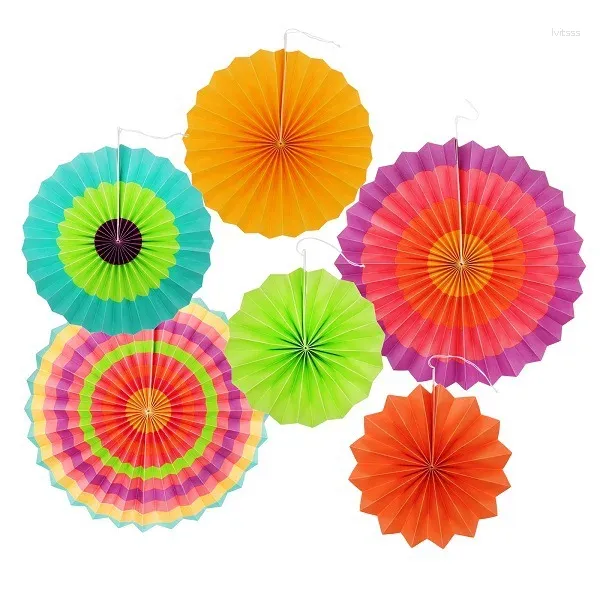 Partydekoration 8 teile / los Grau Gold Schwarz Rad Seidenpapier Fans Blumen Bälle Laternen Dekor Handwerk Für Geburtstag Hochzeit