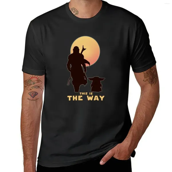 Herren-Poloshirts „This Is The Way“-T-Shirt. Customs Design Your Own Edition, individuelle Sommer-Tops für Herren