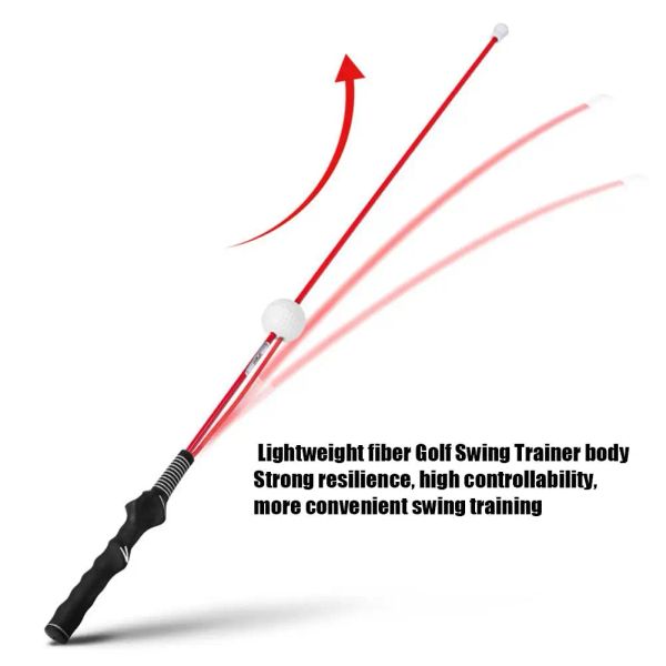 Aids ajustável golf swing trainer intensidade indoor power impacto vara suprimentos de golfe equipamento de treinamento