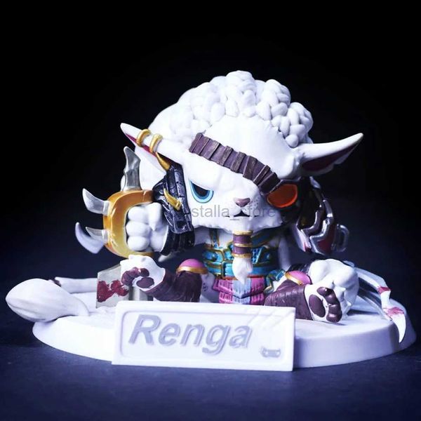 Manga League of Legends LOL Figurka Modelka Lulu Wukong Rengar LeBlanc Figurki Anime PVC Zabawki dla dzieci prezent na biurko kolekcjonerskie 240319