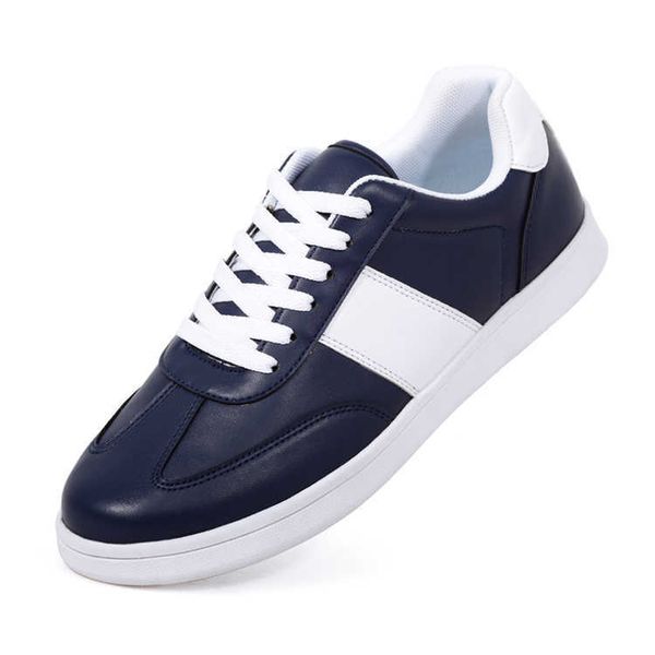 HBP Non-Brand Harvest Land Navy einfache, stilvolle Herren-Sneaker mit bequemen Skateboard-Sneakern