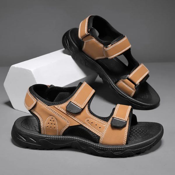 Sandalen Männer für Männer schwarzer Sandalen Mode Sommer Sandalen Bestseller in 2023 Produktschuhe für Männer mit kostenloser Versanddesigner Replikat