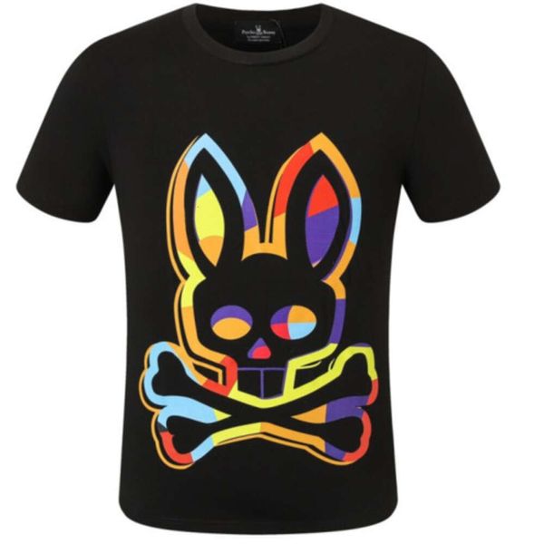 Psikolar Bunnys Yaz Kısa Tişörtler Erkekler Kadın Gömlek Moda Tshirt Tavşanlar Desenli Gömlek Çiftler T Shirt Karakter Tasarımları Tshirts Boyut M-3XL 510