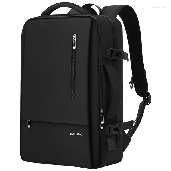 Mochila Chikage Sacos de Grande Capacidade Expansão Masculina À Prova D 'Água Viagem Business Computer Bag Moda Multifuncional