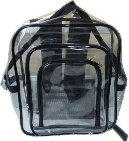 Mochila transparente antiestática para salas limpas QIAOIANQIAO para engenheiros que trabalham em salas limpas