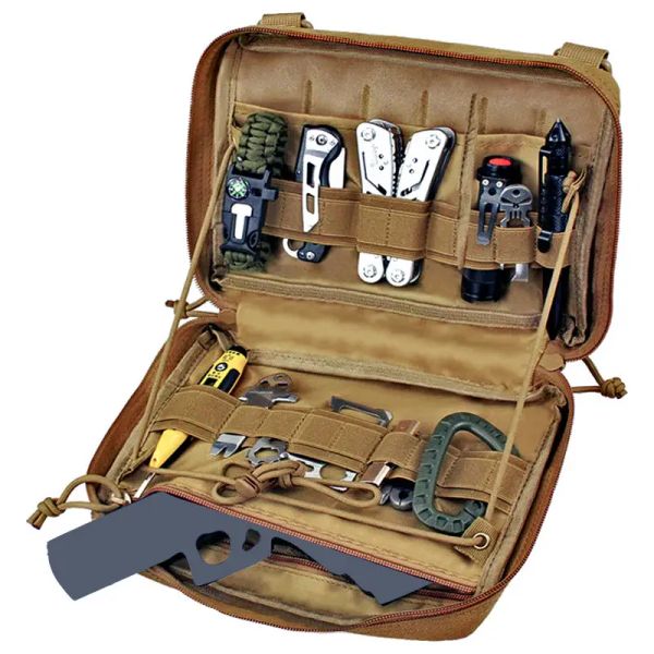 Acessórios Molle Bolsa Militar Bag Medical EMT EMT Tática ao ar livre Pacote de emergência Acessórios para caça Acessórios Utilitário Multitool Kit EDC Bag