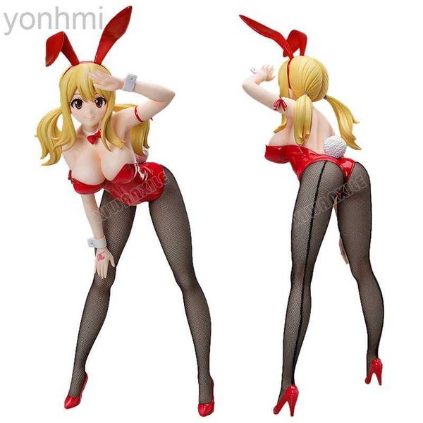 Action Figures Toy 41cm FREEing Fairy Tail Lucy Heartfilia Figura anime sexy B-STYLE Erza Scarlet Bunny Girl Action Figure Modello adulto Giocattoli bambola 24319