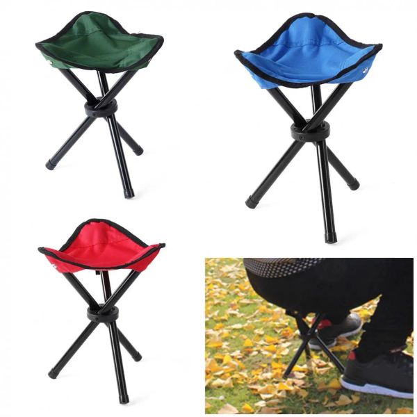 Matte Outdoor Angeln Stuhl Tragbare Stativ Hocker Klappstuhl Camping Wandern Picknick Garten Faltbare Drei Fuß Strand Stuhl