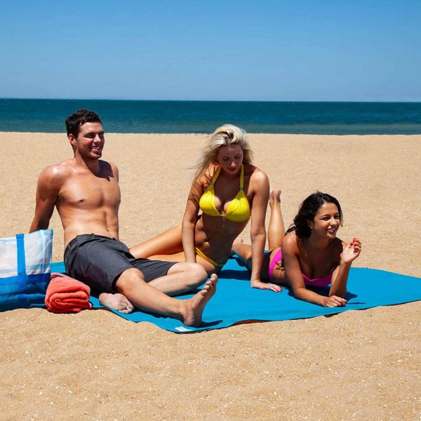 Tappetino pieghevole senza sabbia Tappetino da spiaggia Cuscino senza sabbia Telo mare Coperta All'aperto Viaggio in famiglia Tappetino da picnic Materasso da campeggio Escursionismo