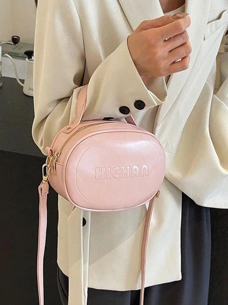 Totes Mode frauen Handlebags 2024 Frühling Sommer Damen PU Mini Runde Koreanischen Stil Chic Vielseitige Schulter Umhängetaschen