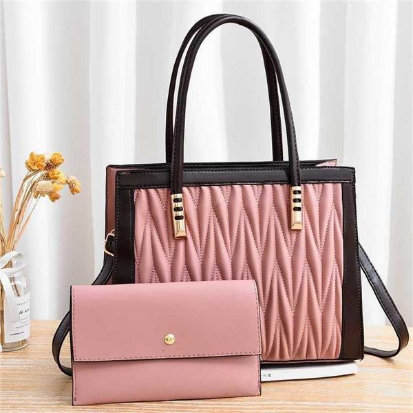 Schicke Umhängetaschen für Damen Handtasche Damentasche Elegant Einfach Modisch Große Kapazität Tragbare Einzel-Umhängetasche 240311