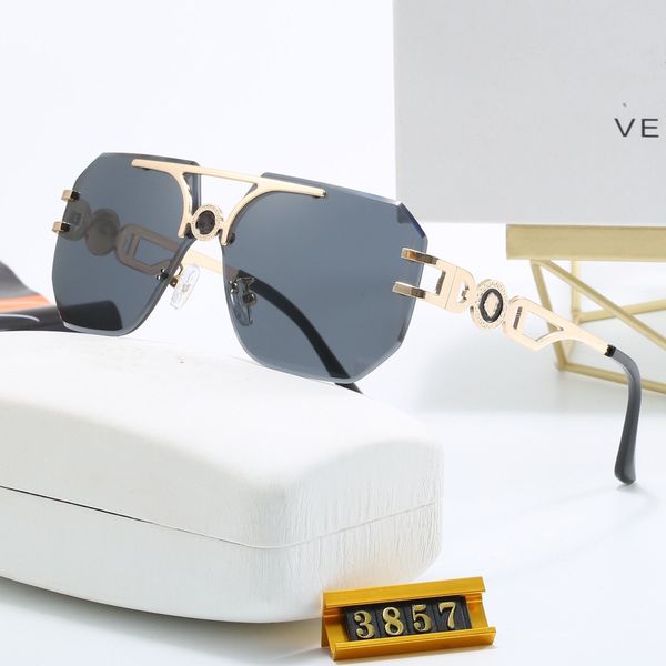 Designer-Sonnenbrillen für Herren und Damen, luxuriös, polarisiert, Pilotenbrille, übergroß, modisch, klassisch, Damen-Sonnenbrille, UV400-Brille, PC-Rahmen, Polaroid-Linse 3857