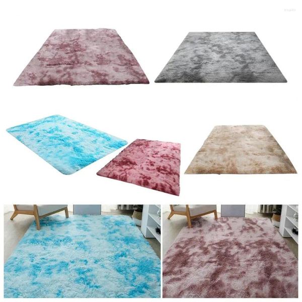 Teppiche Flauschiger Teppich Plüsch Anti-Shedding-Bereich für Schlafzimmerdekor Weicher rutschfester Teppich mit verschleißfestem Design Luxuriöses Zuhause