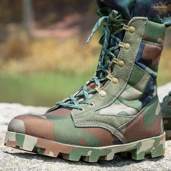 Fitnessschuhe Taktische Militärstiefel Männer Spezielle Desert Combat Army Outdoor Wandern Knöchel 2024