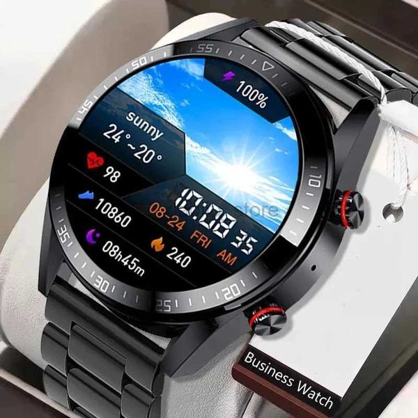 Orologi da polso Xiaomi 454 * 454 AMOLED schermo orologio intelligente visualizza sempre l'ora della connessione Bluetooth musica locale meteo smartwatch per uomo Android 240319