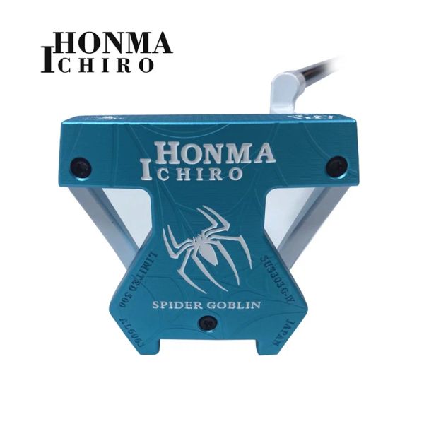 Club Brand New Originala Ichiro Honma GIV blu Spider Goblin GREEN Putter da golf Albero in acciaio nero fresato fine CNC