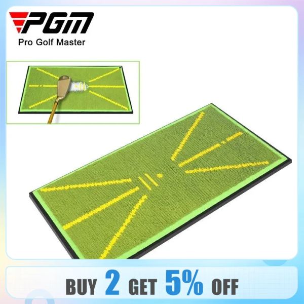 Aids PGM DJD038 Golf Strike Mat Bead Display Track Treinamento para iniciantes Almofada de detecção de traços Exercitador de balanço