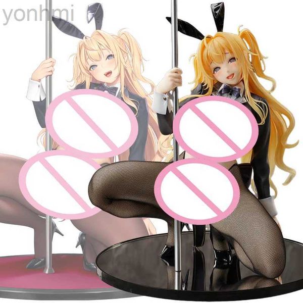 Figuras de brinquedo de ação 27cm ligação 1/4 sexy menina nativa rosa gato anime figuras de ação pvc hentai coleção boneca modelo brinquedos presente estatueta 24319