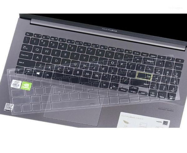 Capas de teclado para asus vivobook 15 s533 s5600 156 polegadas 2021 protetor de pele de silicone transparente tpu laptop teclados poeira cover114043795