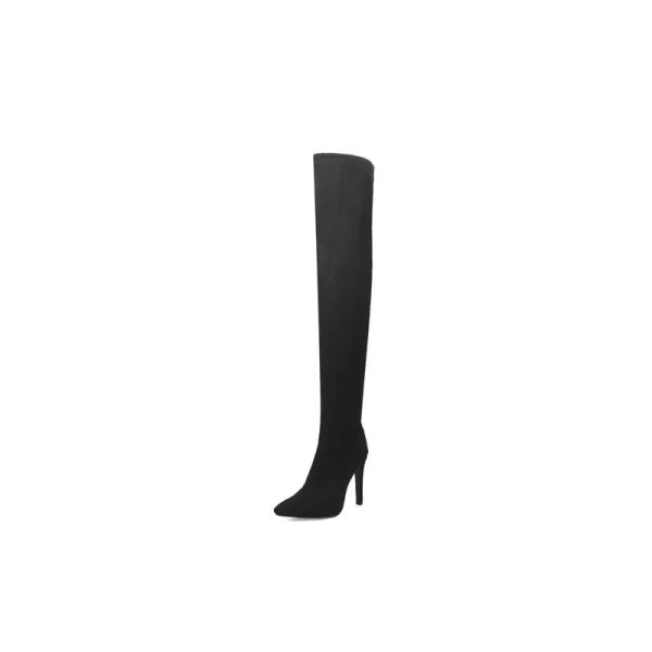 Stivali stivali stivali in cambio coscia elevata sexy elastico slim sopra gli stivali del ginocchio con i tacchi alti di moda femminile