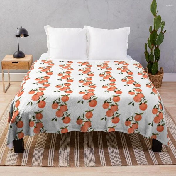 Coperte Clementine Cutie Home Decor Biancheria da letto Kawaii Coperta da tiro per divano