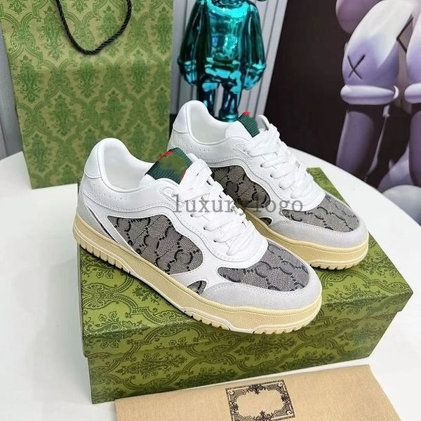 Nuove scarpe designer Re-Web Sneakers Uomini Donne Casualmente Scarpe Casualmente Piattaforma di vena in gomma Piattaforma Outdoor Sneakers ricamato a testa rotonda Dimensione 35-46 3.18 22