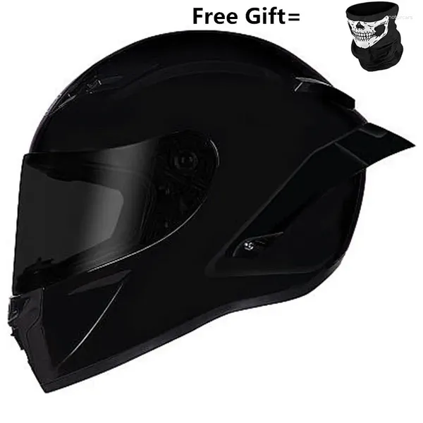 Caschi moto Marche di sicurezza Casco fuoristrada ATV Dirt Bike Downhill Integrale Nero opaco Dalla S alla XXL Capacetes CE