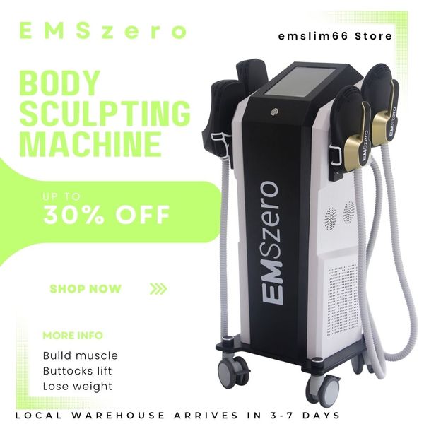 Schlankheits-Muskelstimulator-Schönheitsmaschine EMSzero 4 Griffe Bildhauerei Bildhauerei DlsEMSlim Fitness 14 Tesla Home Beauty