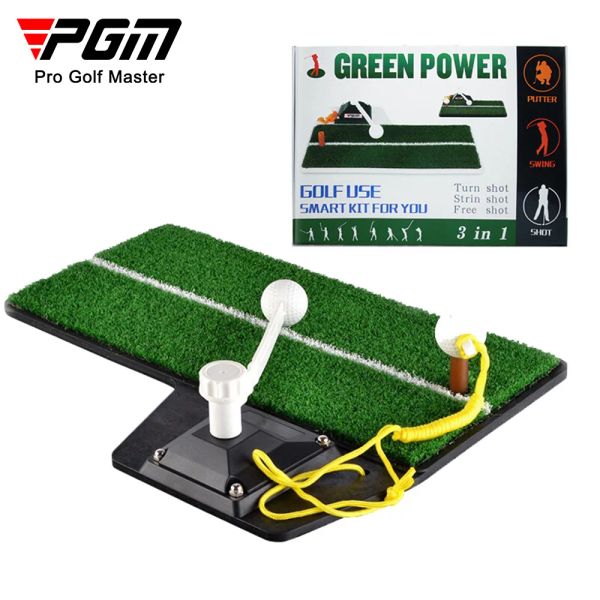 Aids PGM Golf Swing Exercitador Mini Outdoor Indoor Protable Golf Swing Trainer Mat Multifuncional Iniciante Indoor Swing Trainer HL001