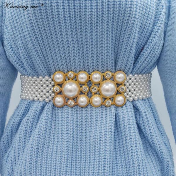 Gürtel Perle Taille Kette Damen Gürtel Mode Kleid Sub Dekoration Strass Frauen Elastische Perlen Dichtung Für Pullover