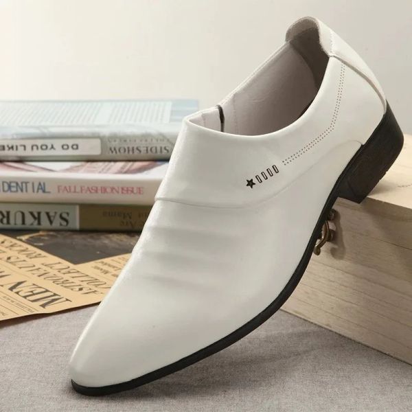 Schuhe Business Dress Schuhe Herren Hochzeitsfotografie Foto Herren Schuhe junge koreanische Version von British White Casual Shoes254