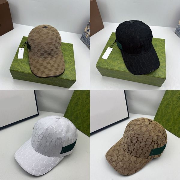 Großhandel Designer-Baseballmütze, Snapback, geometrischer Druck, Base-Ball-Hüte für Damen und Herren, Snapback Casquette Luxe Entenzungen-Hüte, braun, HJ063 H4