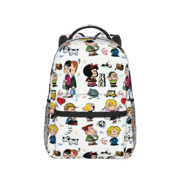 BASS PERSONAGGI SCAPSACK CINETTO PER UOMINO DONNE ANIME ANIME MAFADA BACKPACK SCUOLA FEMMINA