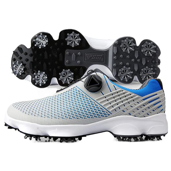 Schuhe PGM Golfschuhe Herren bequeme Knopf Golf Herren Schuhe wasserdichte Sneaker Spikes Nagel Nonslip XZ106