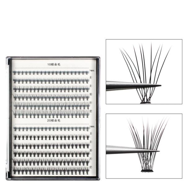 Ciglia 10P / 20P Ventole preconfezionate Estensione ciglia Ventole volume Ciglia 0.07 / 0.1 MIX Ciglia Russo Trucco Ciglia prezzo all'ingrosso