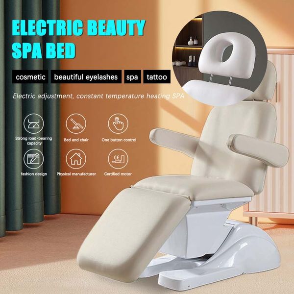 Móveis para salão de beleza, cadeiras de pedicure com moldura branca e dourada, massagem para pés, cadeira de pedicure, cama de beleza, spa