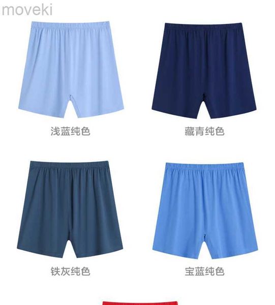 Unterhosen, Unterwäsche für Herren mittleren Alters und ältere Menschen, Baumwolle, Boxershorts für alte Männer, ganz aus Baumwolle, lose, große Shorts 24319