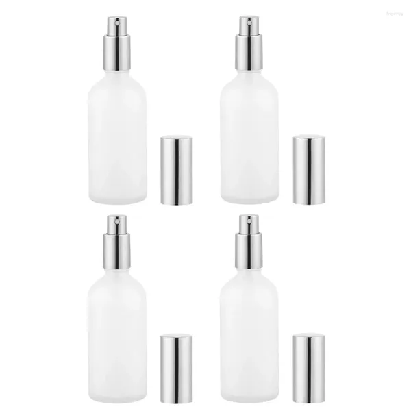 Garrafas de armazenamento 4 pcs spray perfume garrafa recarregável titular dispensador perfumista 100ml