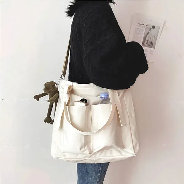Umhängetaschen 2024 Damentasche Shopper Mode Reißverschluss Handtaschen Nylon Wasserdicht Solide Umhängetasche Große Kapazität Tote für Frauen