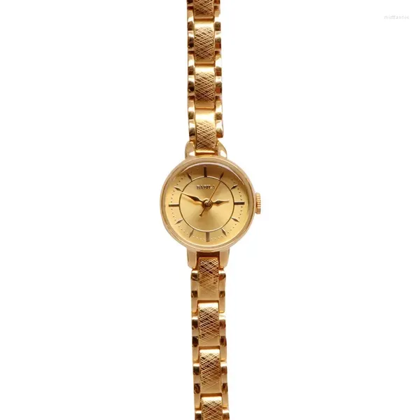 Orologi da polso Mini orologio da donna medievale al quarzo squisito retrò per donna