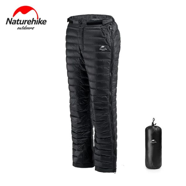 Abbigliamento Naturehike Nuova promozione Addensare Piumini da esterno Abbigliamento impermeabile Alpinismo Campeggio Caldo inverno Piumini d'oca bianchi