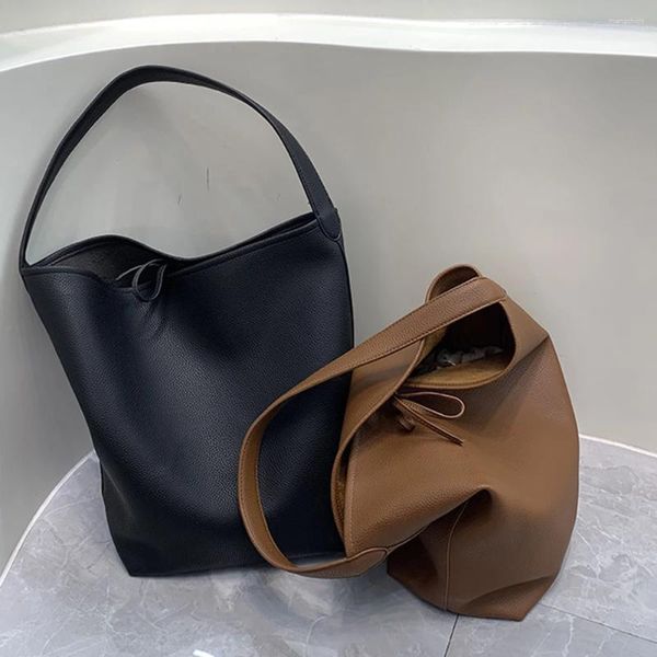 Totes Borsa shopper versatile da donna Borsa a tracolla alla moda in pelle PU Tracolla regolabile di grande capacità Semplice con pochette abbinata