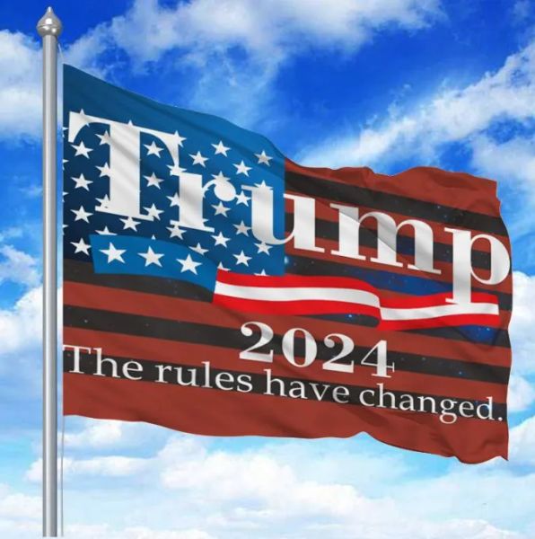 Bayraklar Doğrudan Fabrika 3x5 ft 90x150 cm Gitsin Brandon Brandon Save America tekrar 2024 için Trump Bayrağı Başkan Toptan