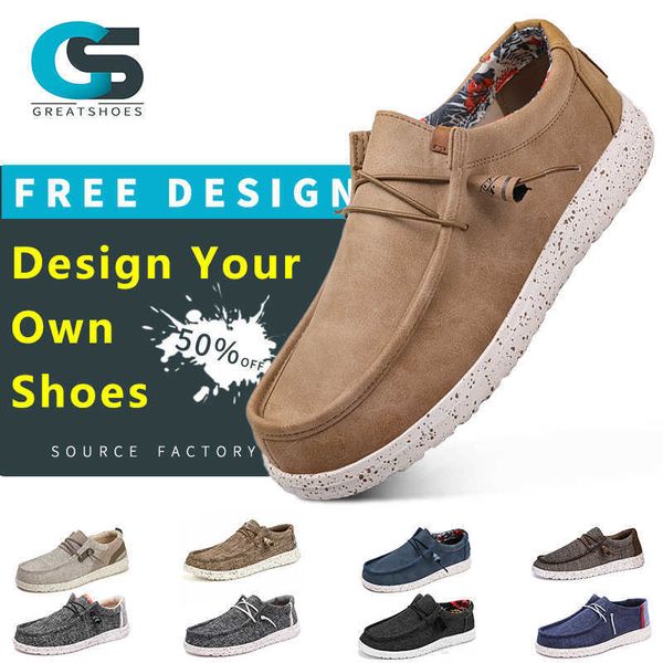 HBP Greatshoes non di marca Scarpe eleganti casual alla moda da uomo Mocassini casual in vera pelle scamosciata Shen da uomo di grandi dimensioni personalizzati